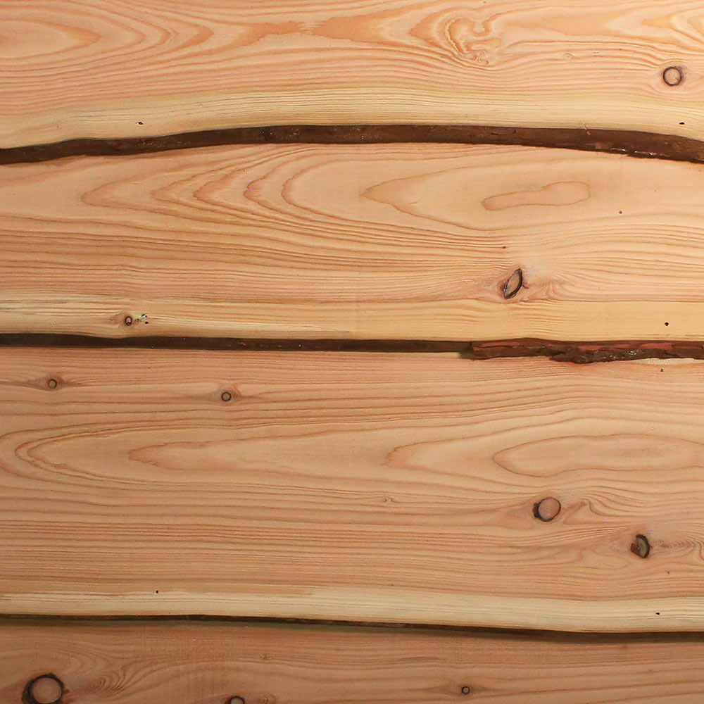 Waney Edge Larch Cladding