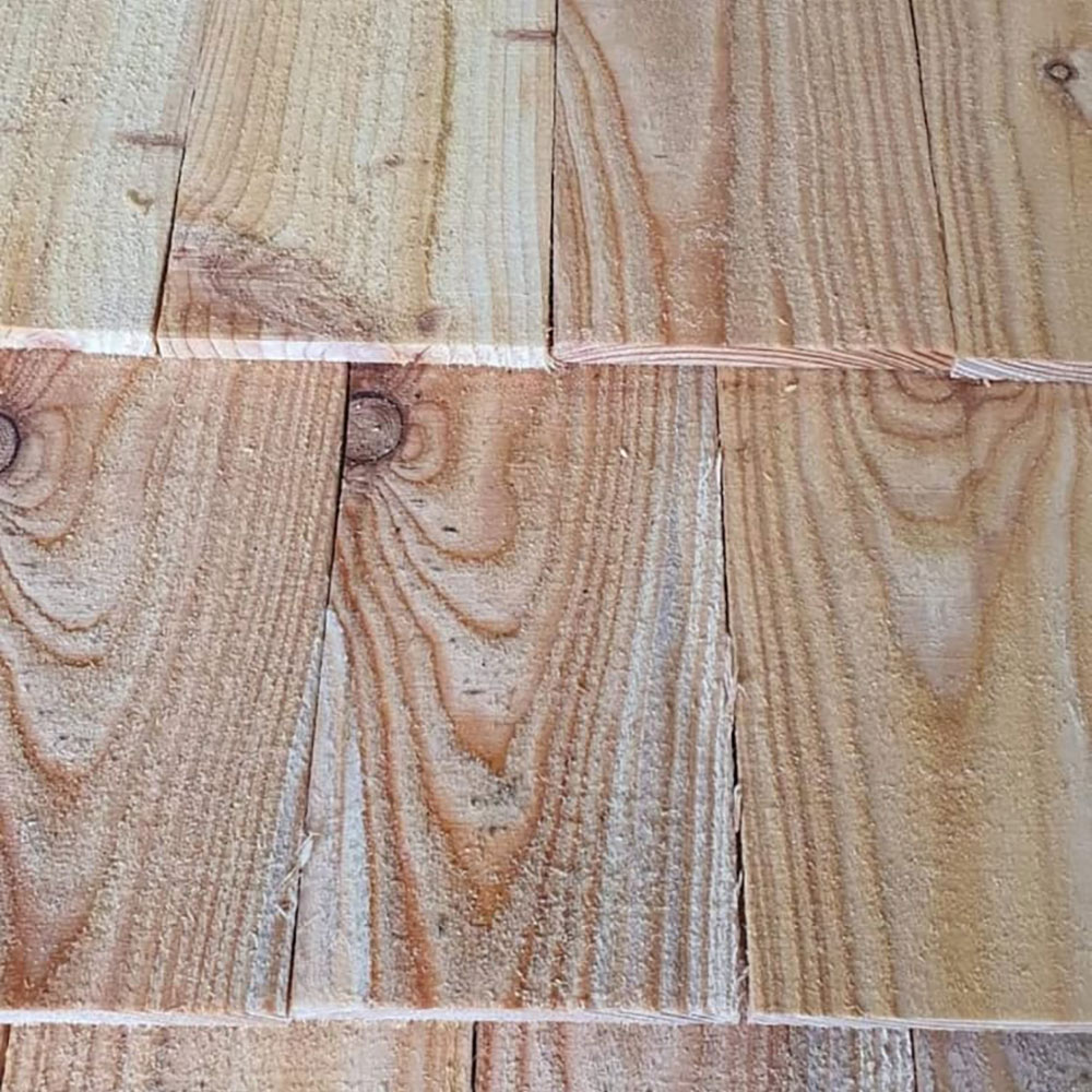 Larch shingles